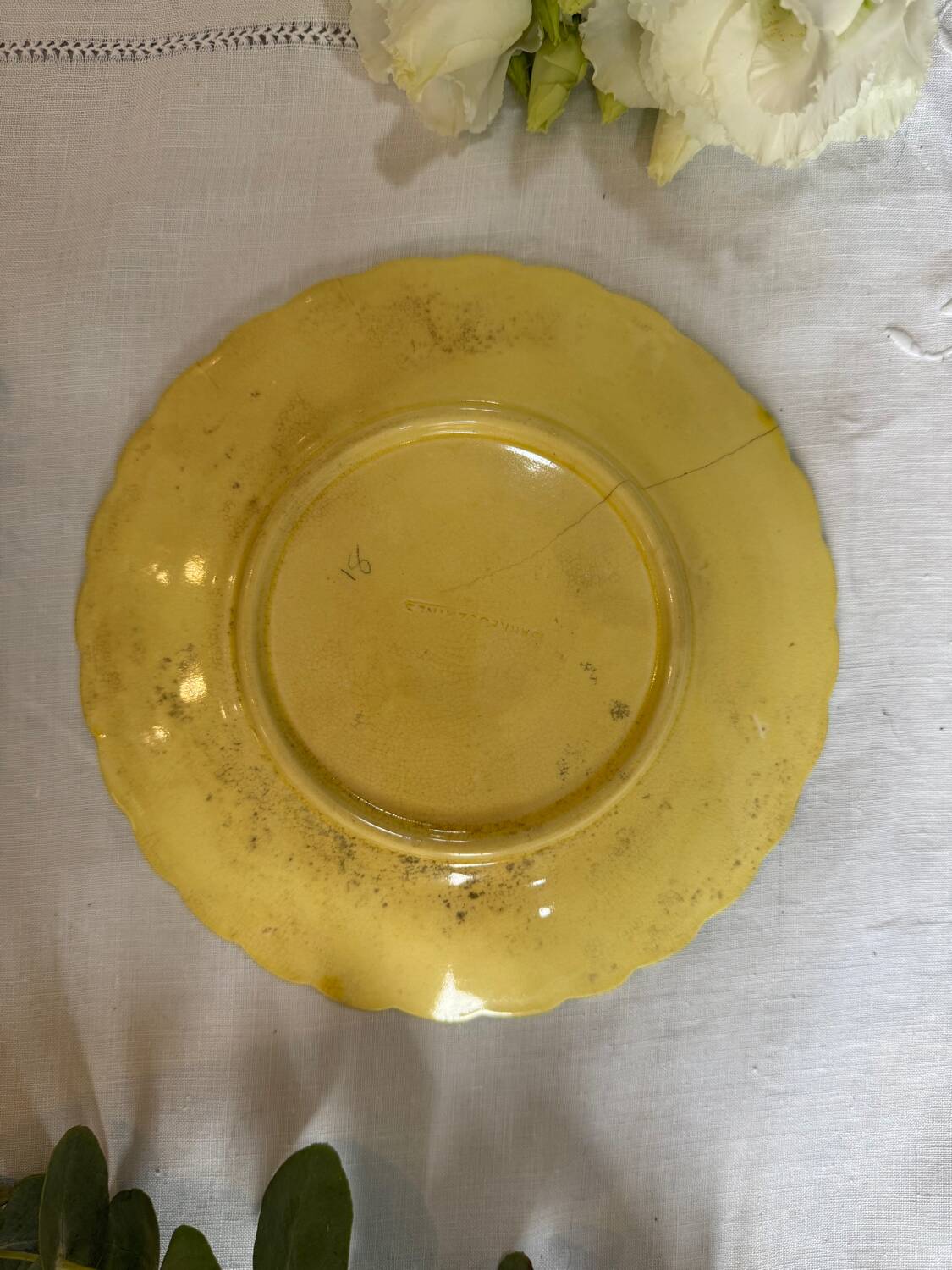 Bird barbotine plate