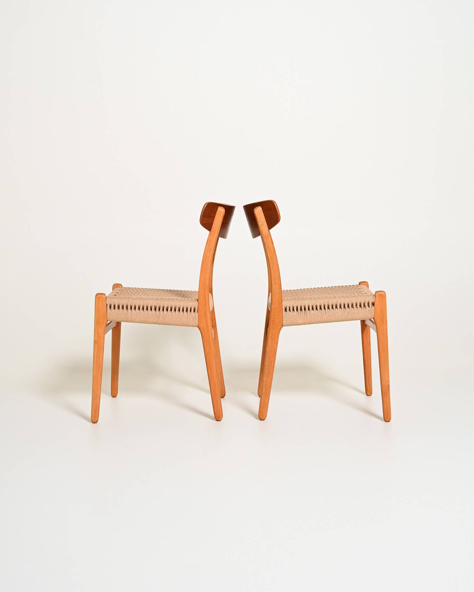 Set of 6 “CH23” chairs by Hans J. Wegner for Carl Hansen & Søn, 1950s