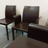 Lola leather chair/armchair designed by Poltrona Frau