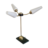 Vintage three-tulip floor lamp from the 60s