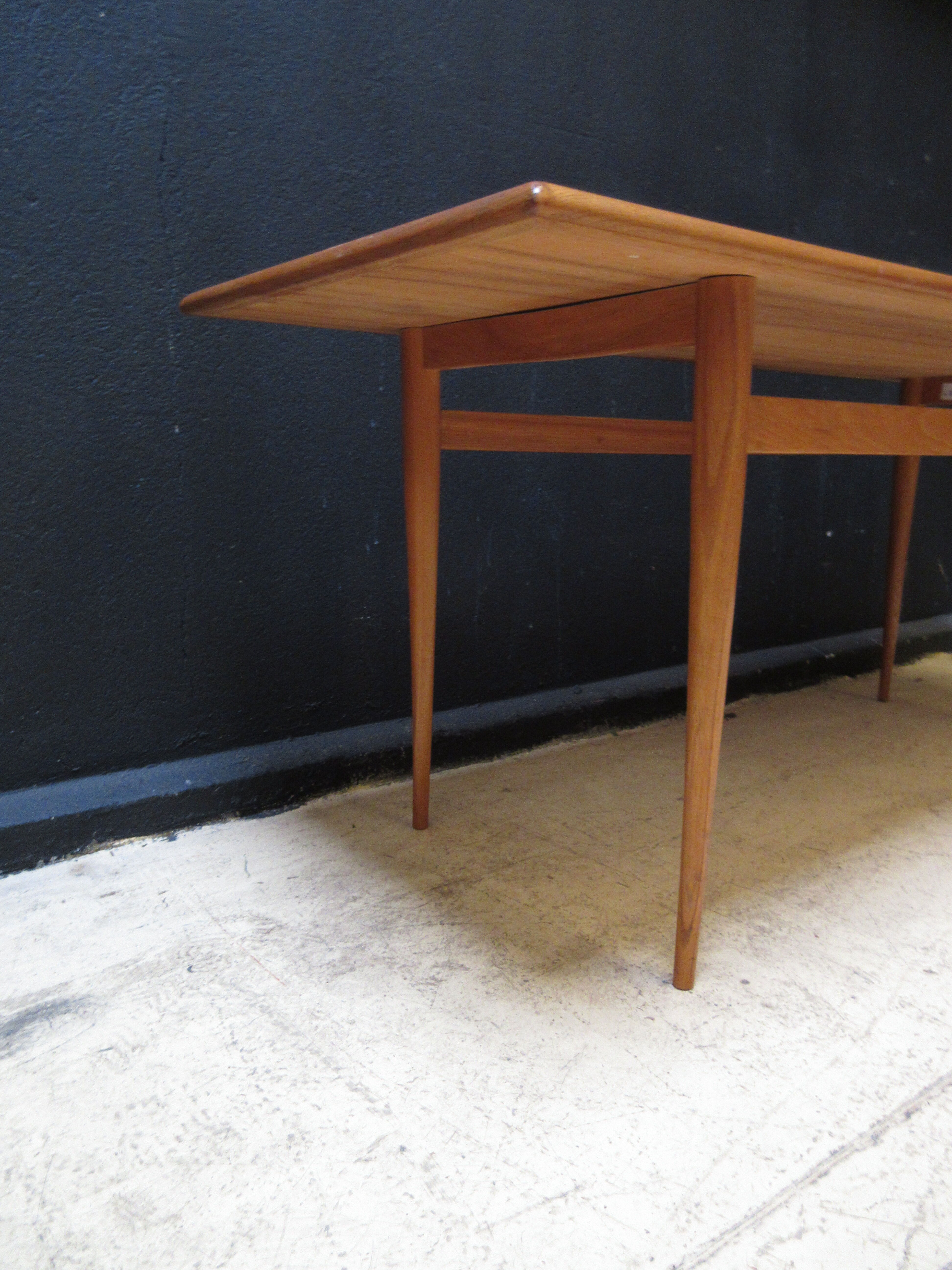 Vintage wooden coffee table, mid century, Czech, Nabytec