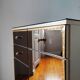 Commode vintage Italienne 1970 en verre miroir