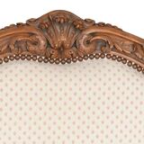 Louis XV style wingback armchair