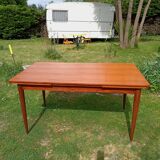Table extensible vintage en teck