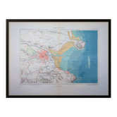 Dublin Bay, original map printed in 1879.