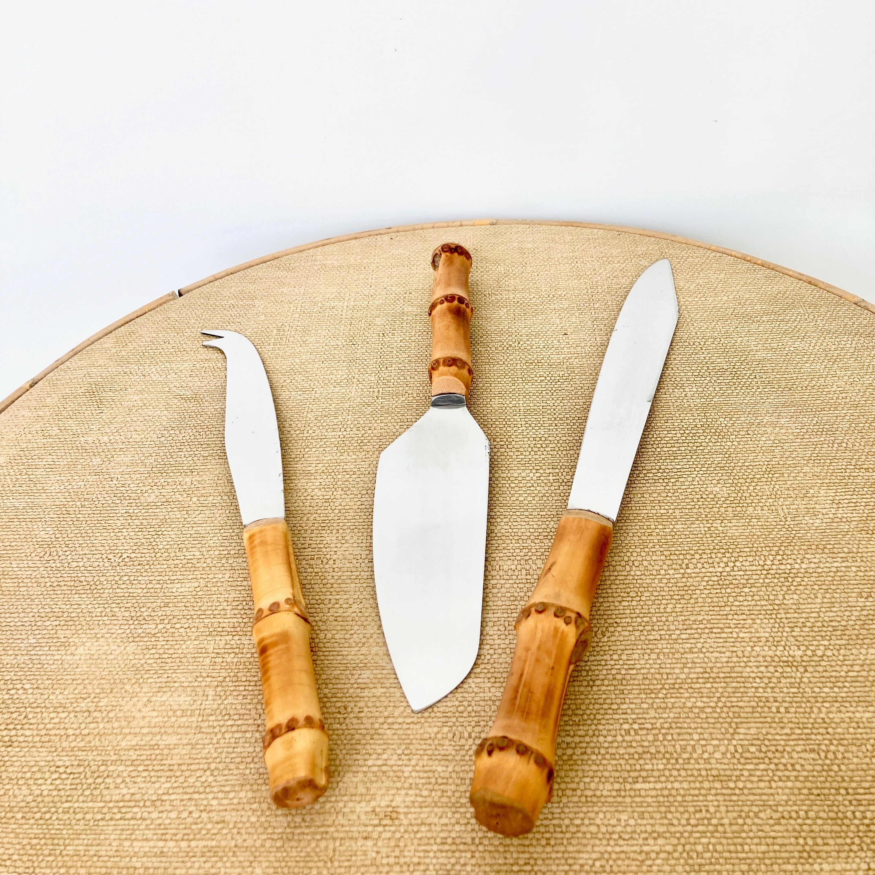 Bamboo serving cutlery