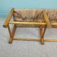 Mulched bench