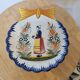 Henriot Quimper Brittany Butter Dish 1950/60