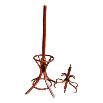Coat rack umbrella stand BAUMANN mahogany (A4)