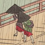 Sudden Shower Over Ohashi Bridge and Atake_Utagawa Hiroshige
