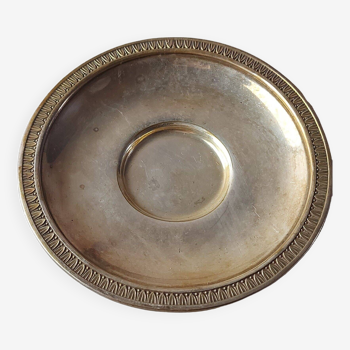 Old pocket tray / saucer, in silver, rooster hallmark