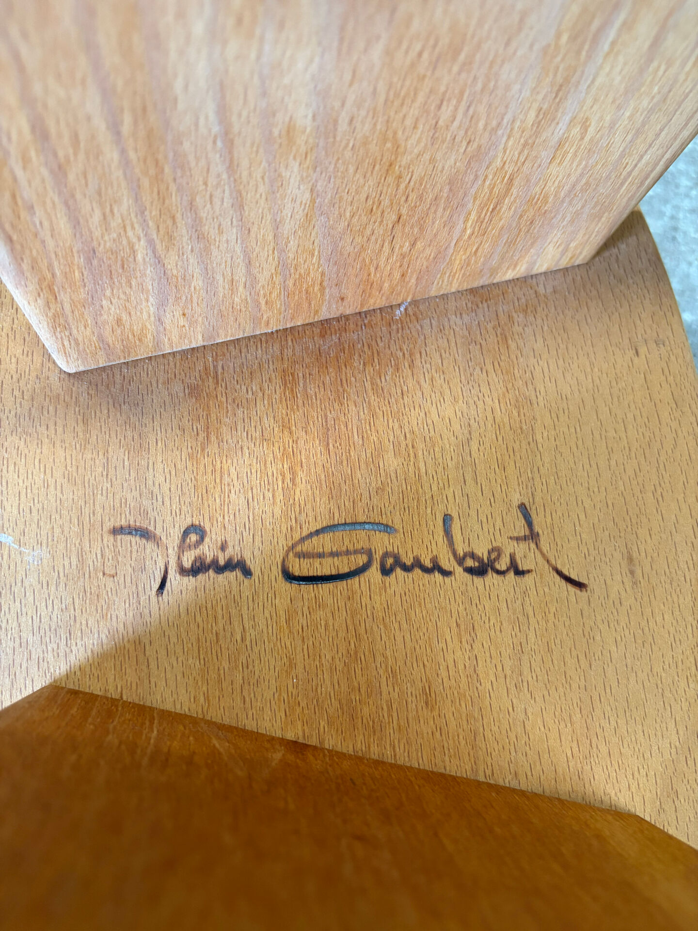 Tabouret de méditation SHOGGI par A. Gaubert, 1980