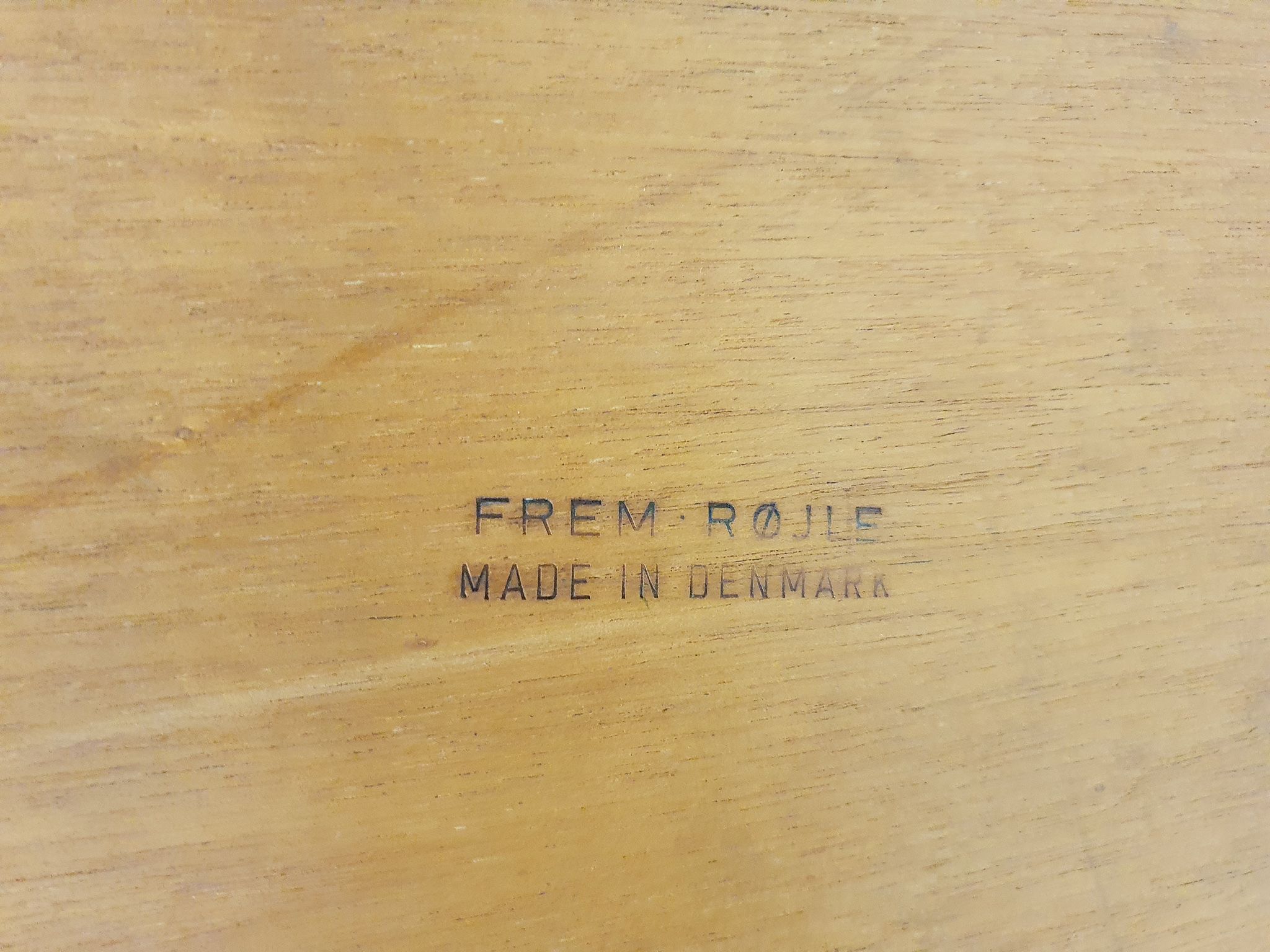Scandinavian modern oak coffee table by Frem Rojle, Denmark, 1960's