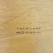 Scandinavian modern oak coffee table by Frem Rojle, Denmark, 1960's