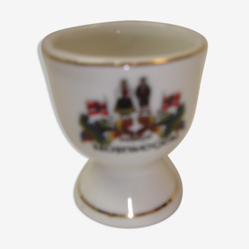 Norwegen norge enamel ceramic eggcup