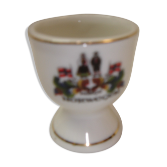 Norwegen norge enamel ceramic eggcup