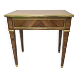 Empire Directoire style side table in marquetry