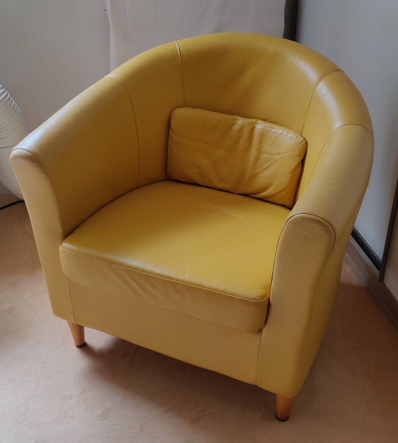 Ikea Tullsta leather convertible armchair