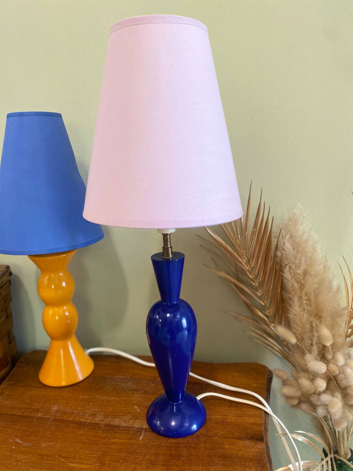 Colorful vintage lamp
