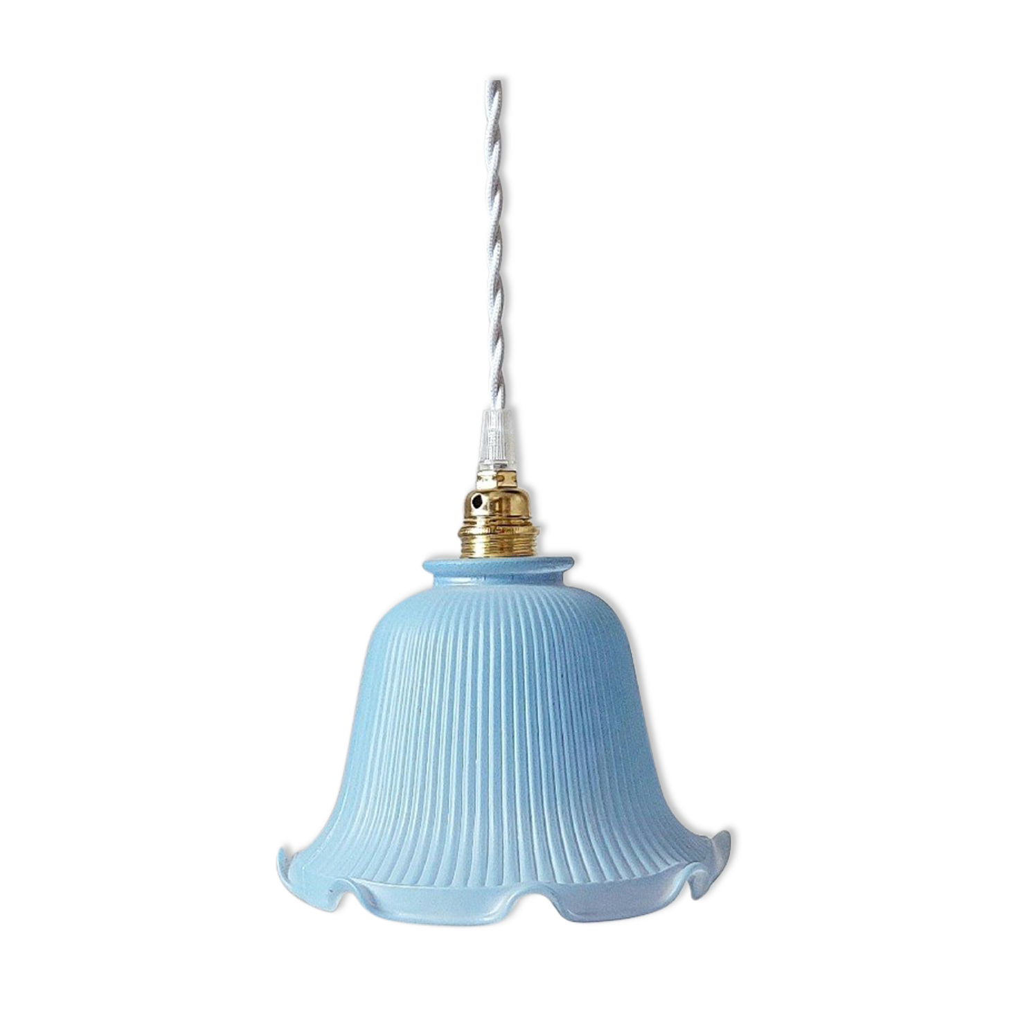 Pastel blue vintage walkman