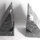 Pair of marble bookends 1970s Height 18.2 cm