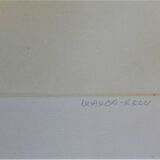 Marca-relli conrad, composition 2, 1977. etching and aquatint signed