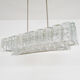 Glass chandelier by Doria, Germany 1960s