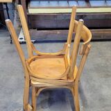 Pair of bistro chairs signed Baumann 1950