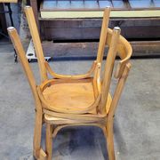 Paire de chaises de bistrot signé Baumann 1950