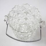 Crystal ice bucket pattern braces