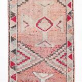 3x12  Red Brown Vintage Runner Rug, 86x369Cm SK 22862