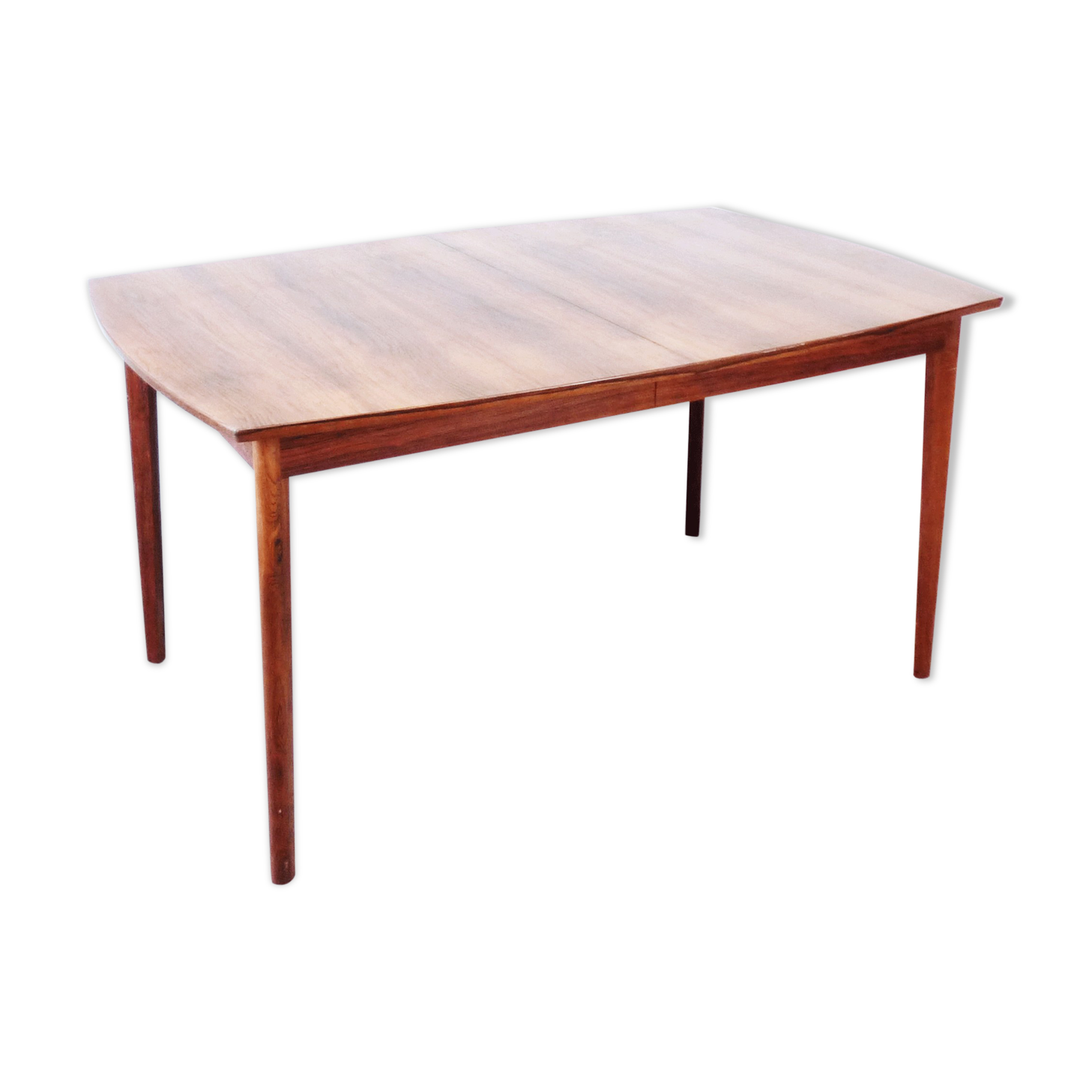 Extendable dining table in rosewood