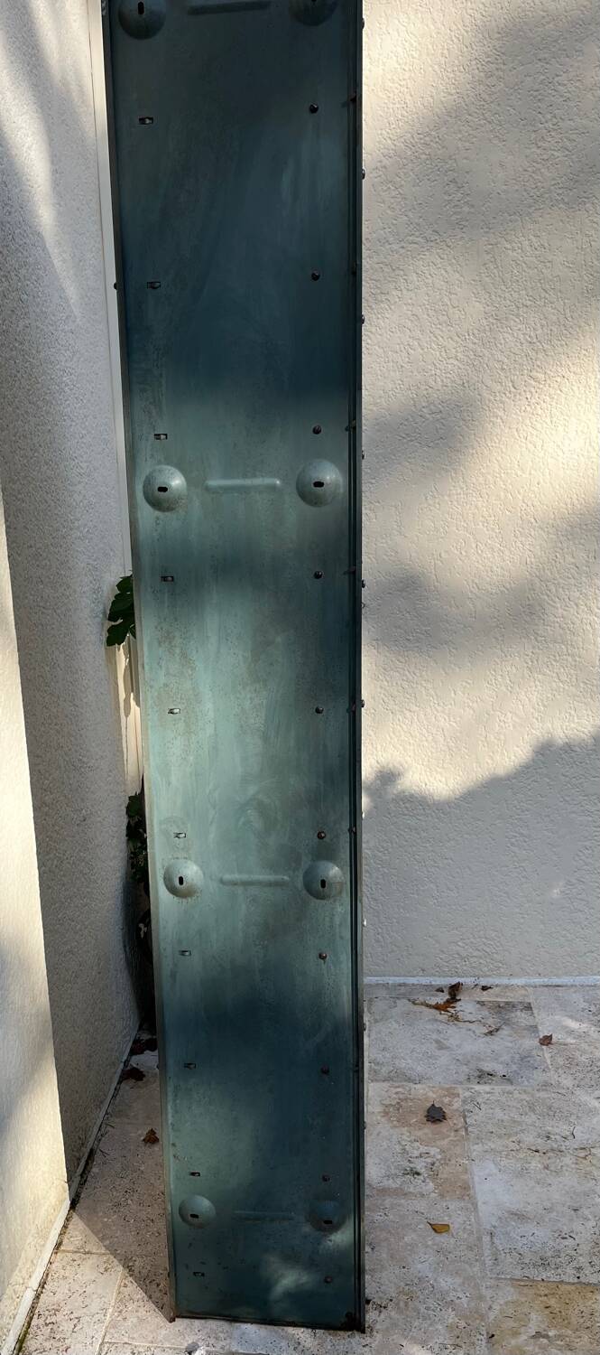 Vintage metal flap locker