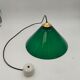 Suspension Cone opaline verte