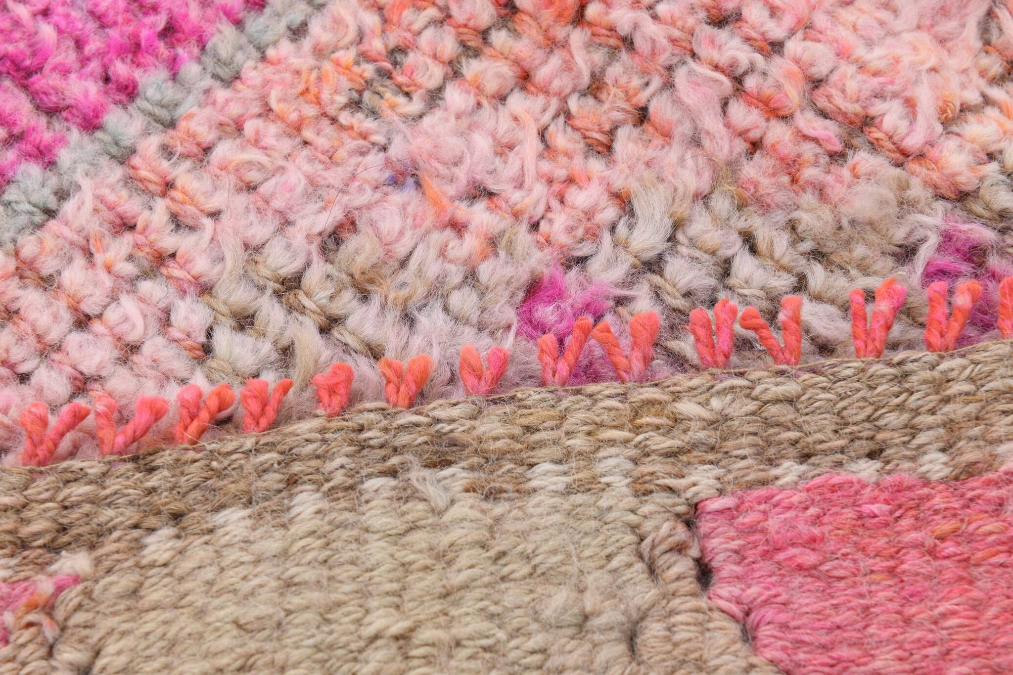 3x10 Oriental Pink Wool Turkish Runner Rug, 89x295Cm SK 18196