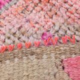 3x10 Oriental Pink Wool Turkish Runner Rug, 89x295Cm SK 18196