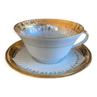 Lunch cup and saucer Limoges France