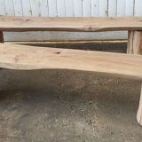 Pair of vintage farm bench