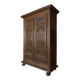 Armoire époque Louis XIII En Chêne Sculpté