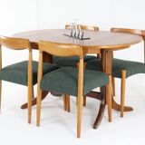 Set of 4 Danish Chairs 'Bjerremose'
