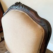 Fauteuil à la reine, style Louis XV, XIXème siècle
