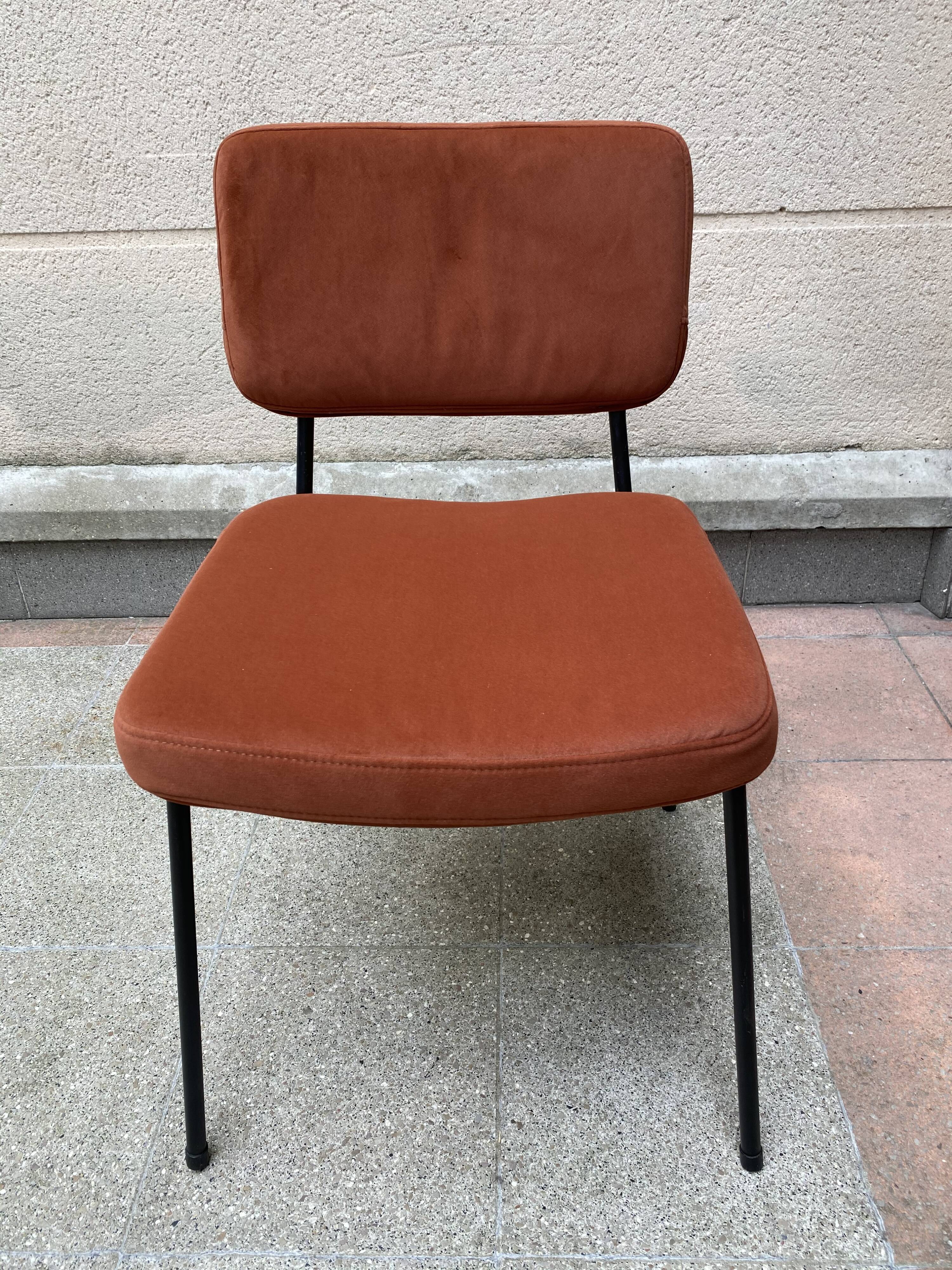 Série de 4 chaises André Simard 1960