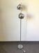 Lampadaire eyeball en métal chromé
