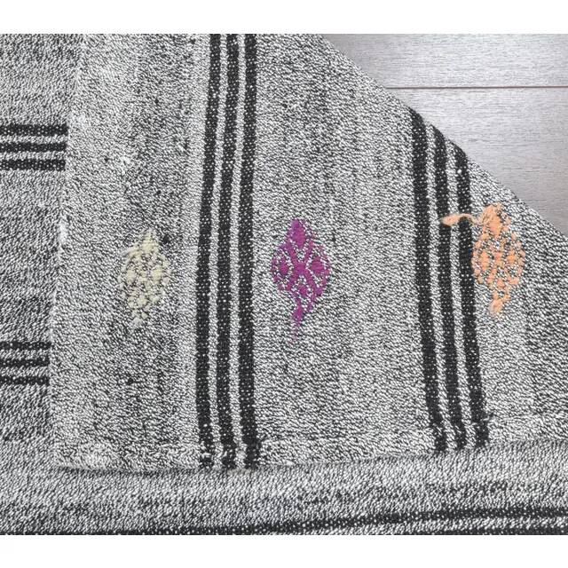 Turkish Vintage Hand-Knotted Anatolian Kilim Rug 195x260