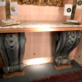 Console composed haussmanian elements 19th