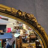 Art Deco oval mirror