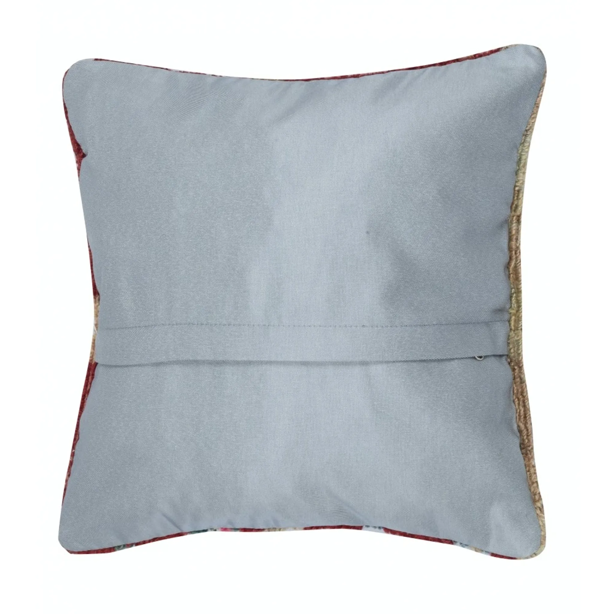Vintage Wool Kilim Cushion Cover. Handwoven Turkish Accent Pillow. Traditional Throw Pillow