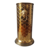 Vintage brass umbrella stand