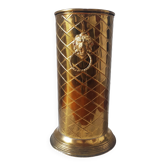 Vintage brass umbrella stand
