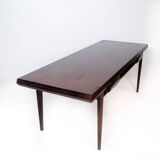 Coffee table in teak with drawers, of Danish design from the 1960s